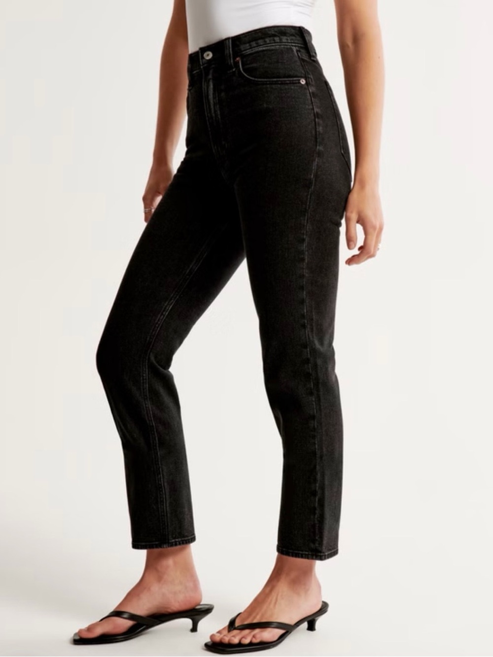 Abercrombie & Fitch Ankle Straight Jeans